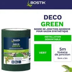 Bande jonction adhésive pour gazon synthétique Bostik 15cm