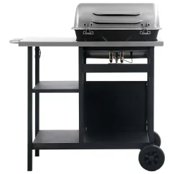 Barbecue à gaz et compartiments (92x53x96 cm  - Multicolore)