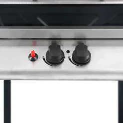 Barbecue à gaz et compartiments (92x53x96 cm  - Multicolore)