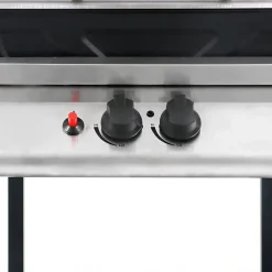 Barbecue à gaz et compartiments (92x53x96 cm  - Multicolore)