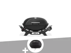 Barbecue à gaz Q 2100N noir + Housse - Weber