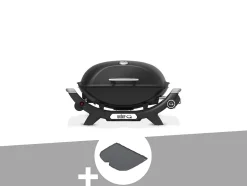 Barbecue à gaz Q 2100N noir + Plancha (1/2) - Weber