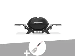 Barbecue à gaz Q 1200N noir + Spatule - Weber