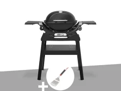 Barbecue à gaz Q 1200N noir avec pied + Spatule - Weber