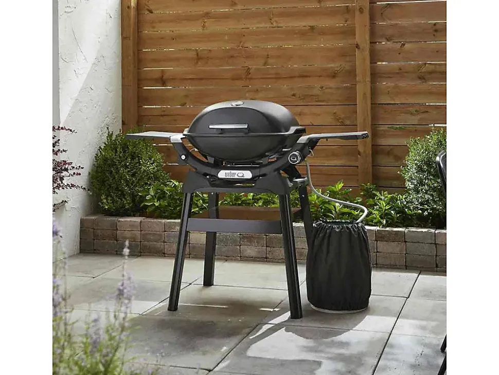 Barbecue à gaz Q 2200N noir avec pied + Housse - Weber