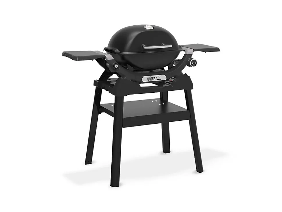 Barbecue à gaz Q 1200N noir avec pied + Housse + Spatule - Weber