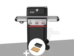 Barbecue à gaz Spirit E-335 + Bac et planche à découper Weber Works - Weber