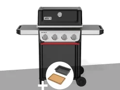 Barbecue à gaz Spirit E-410 + Bac et planche à découper Weber Works - Weber