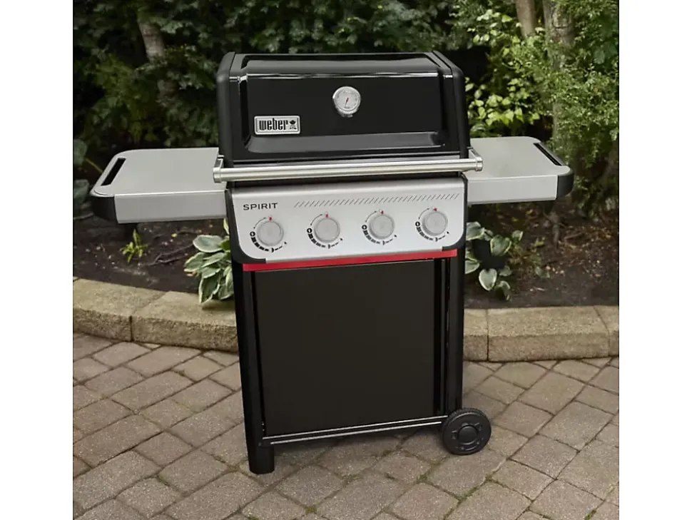 Barbecue à gaz Spirit E-410 + Bac et planche à découper Weber Works - Weber