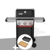 Barbecue à gaz Spirit E-325 + Bac et planche à découper Weber Works - Weber