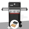 Barbecue à gaz Spirit E-310 + Bac et planche à découper - Weber