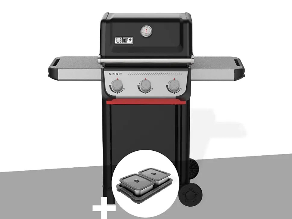 Barbecue à gaz Spirit E-310 + Kit de préparation et de service - Weber