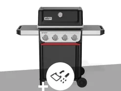 Barbecue à gaz Spirit E-410 + Set d'accessoires clipsables Weber Works - Weber