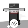Barbecue à gaz Spirit E-335 + Set d'accessoires clipsables Weber Works - Weber