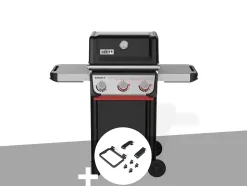 Barbecue à gaz Spirit E-325 + Set d'accessoires clipsables Weber Works - Weber
