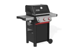 Barbecue à gaz Spirit E-335 + Set d'accessoires clipsables Weber Works + Bac et planche à découper Weber Works - Weber