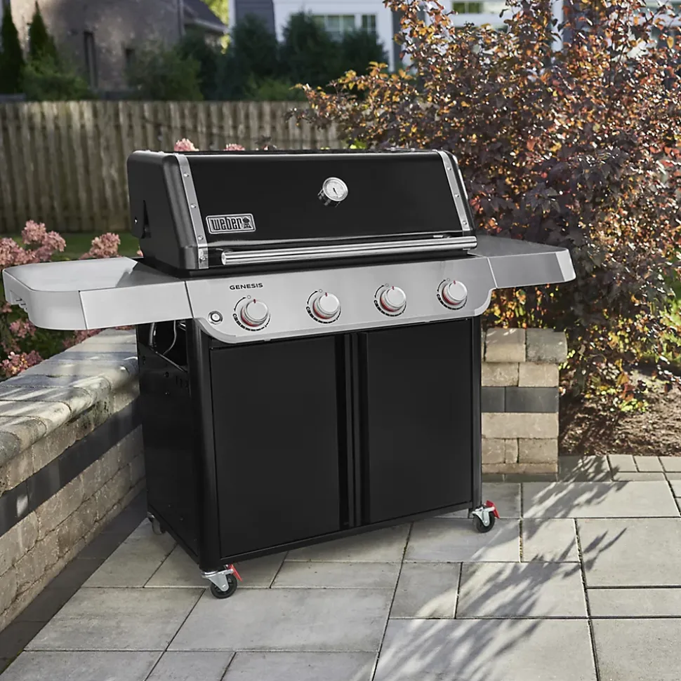 Barbecue à gaz Weber Genesis E-415 acier noir