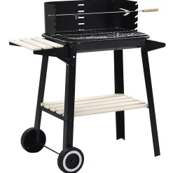 Barbecue au charbon de bois avec roulettes vidaXL