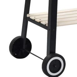 Barbecue au charbon de bois avec roulettes vidaXL