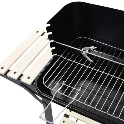 Barbecue au charbon de bois avec roulettes vidaXL