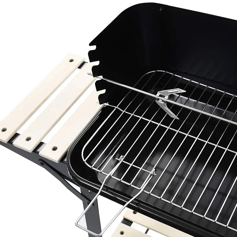 Barbecue au charbon de bois avec roulettes vidaXL