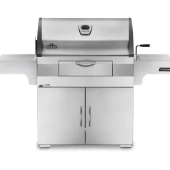 Barbecue charbon de bois Napoleon Prestige Pro 605 86 x 46 cm argent