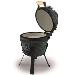 Barbecue charbon horizontal h.koenig ceramique bleu 46 x 35 x 60 cm