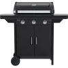 Barbecue gaz horizontal campingaz fonte noir 61 x 55 x 109
