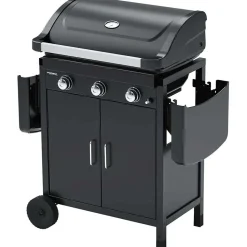 Barbecue gaz horizontal campingaz fonte noir 61 x 55 x 109