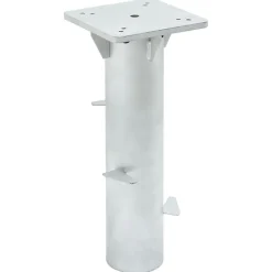Base de parasol enterré argenté 16x16x39,5 cm acier