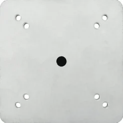 Base de parasol enterré argenté 16x16x39,5 cm acier