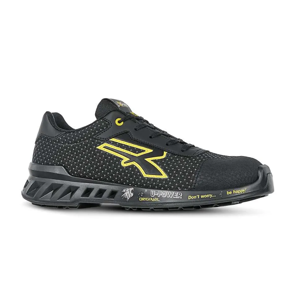 Baskets de sécurité légères U-POWER MATT S3 SRC ESD Noir / Jaune 45