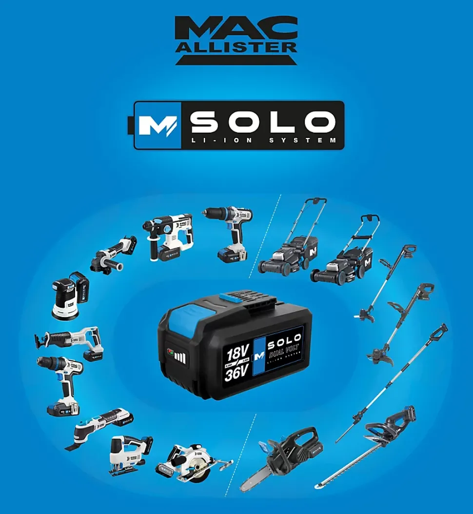 Batterie Bitension Mac Allister SOLO 18V/36V 4AH 8AH