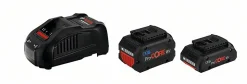 Batterie Bosch Professional ProCORE18V 1x4,0Ah + 1x5,5Ah + chargeur GAL 1880 CV