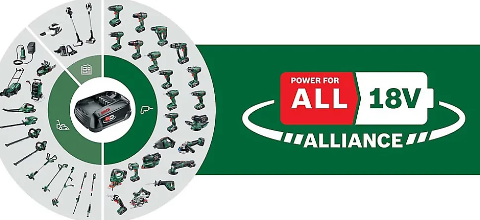 Batterie Bosch Professional PBA 18V 6.0Ah + batterie W-C