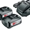 Batterie Bosch Starter-Set 18V - 2x2.5Ah + chargeur AL 1830 CV