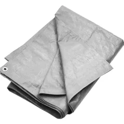 Bâche 180 g m² 4x4 m Gris PEHD