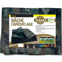 Bâche camouflage militaire 130g/m2