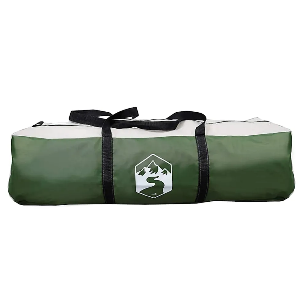 Bâche de camping vert 460x305x210 cm imperméable vidaXL