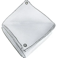 Bâche de Chantier 4x6 m - TECPLAST TR170CH - Bâche Armée Transparente - Haute Qualité - Protection imperméable Travaux d'extérieur