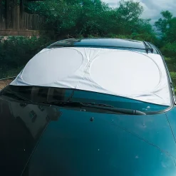 Bâche de protection pour voiture anti-givre et pare-soleil 150x70 cm
