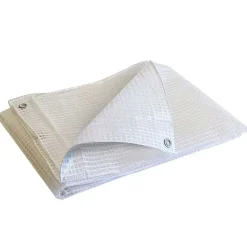 Bâche de Protection 3x4 m - TECPLAST - TR170MU - Bâche Armée Transparente - Haute Qualité - Imperméable - Résistance Anti-UV