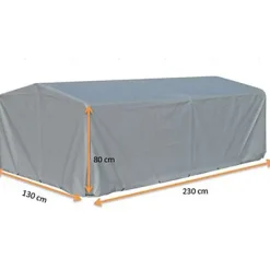 Bâche dôme h.80 cm pour remorque NLC 2313