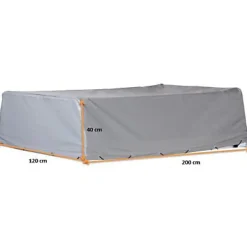 Bâche surélevée h.40 cm pour remorque NL 2012