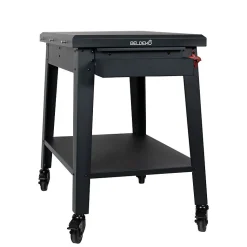 BELDEKO Table à roulettes extérieur pour four à pizza et BBQ
