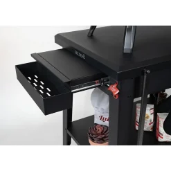 BELDEKO Table à roulettes extérieur pour four à pizza et BBQ