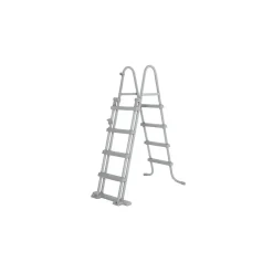 Bestway Échelle sécurisée pour piscine hors-sol jusqu'à hauteur 122 cm - 2 x 4 marches