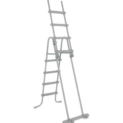 Bestway Échelle sécurisée pour piscine hors-sol jusqu'à hauteur 122 cm - 2 x 4 marches