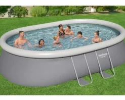 BESTWAY Piscine autoportante ovale Fast Set 549 x 366 x 122 cm avec filtration