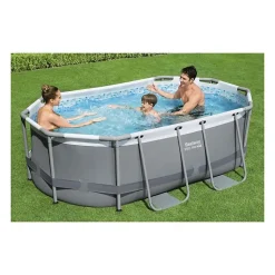 Bestway Piscine hors sol - Ovale - Steel Pro Max - 305 x 200 x 84 cm